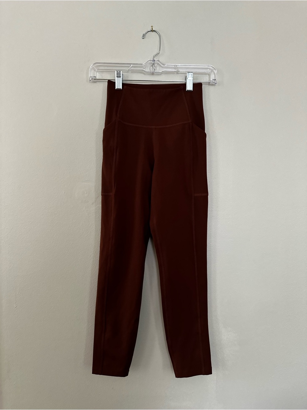 Girlfriend Collective Compressive Pocket Leggings Brown XS #4024